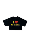 I Love Men Of Boss Crop Tee